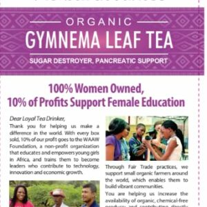 Gymnema Leaf Tea 100% Organic Herbal Tea for Healthy Metabolism