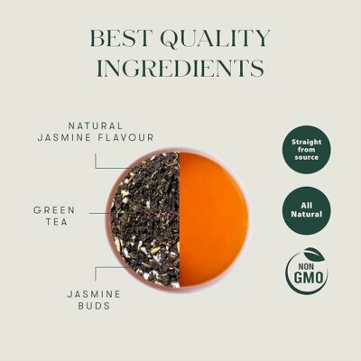 Luxmi Estates Midnight Bloom Organic Jasmine Tea 25 Tea Bags