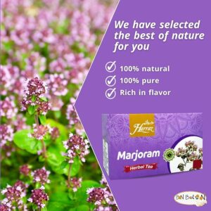 Harraz Natural Drink Herbal Marjoram Herbal Kosher Halal 25 Tea Bags