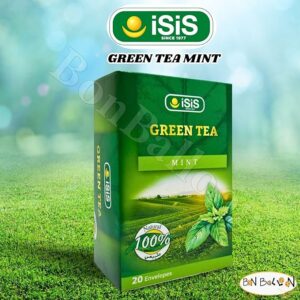 Isis Green Tea Mint Premium Fresh Natural Drink Halal Herbal 20 Bag