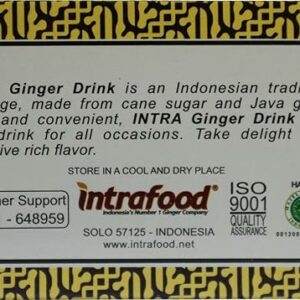 Intra Jahe Wangi Ginger Tea 5 Teabags Pack of 4