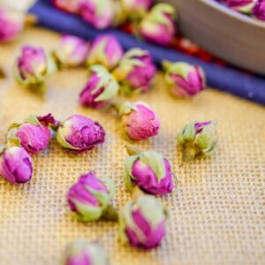Zungtin Dried Rose Buds 100% Pure Natural 4 oz Edible for Tea Baking Crafting Soap Making