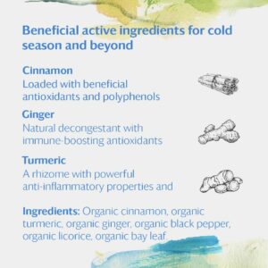 Grace Farms BREATHE Wellness Tea Blend Immunity and Digestion Support 50 Sachet