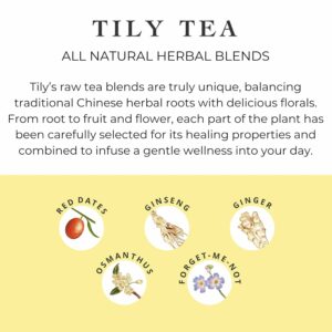 Tily Tea Morning Shine Breakfast Tea Natural Herbal Tea for Focus and Energy 10 Teabags