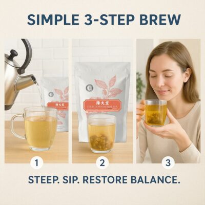 Herb Guru Cool Down Herbal Tea Bags Supports Inflammatory Response & Mood Balance