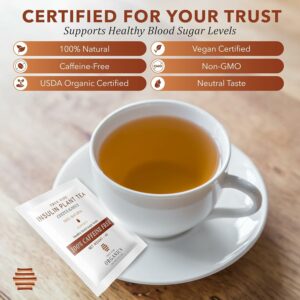 True Vine Insulin Plant Tea Herbal Organic Tea Bags for Blood Sugar Support 31 Sachets