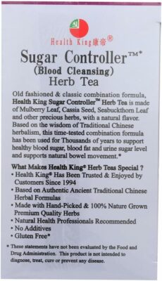 Health King Medicinal Tea Sugar Controller 2 Pack