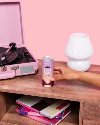 Blue Bear Relax Mixed Berry Tea Ready to Drink Pack of 4