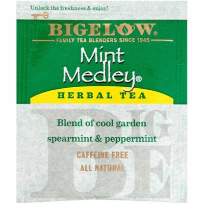 Bigelow Mint Medley Herbal Tea Bags 28 Teabags Pack of 1