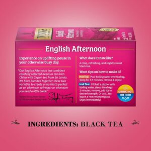 Twinings Tea, English Afternoon Tea 2 Pack 20 Tea Bags Each