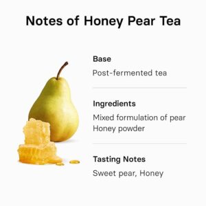 OSULLOC Honey Pear Tea Sweet Pear & Honey Flavor 20 Teabags
