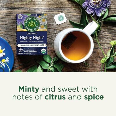 Traditional Medicinals Organic Nighty Night Tea 16 Tea Bags