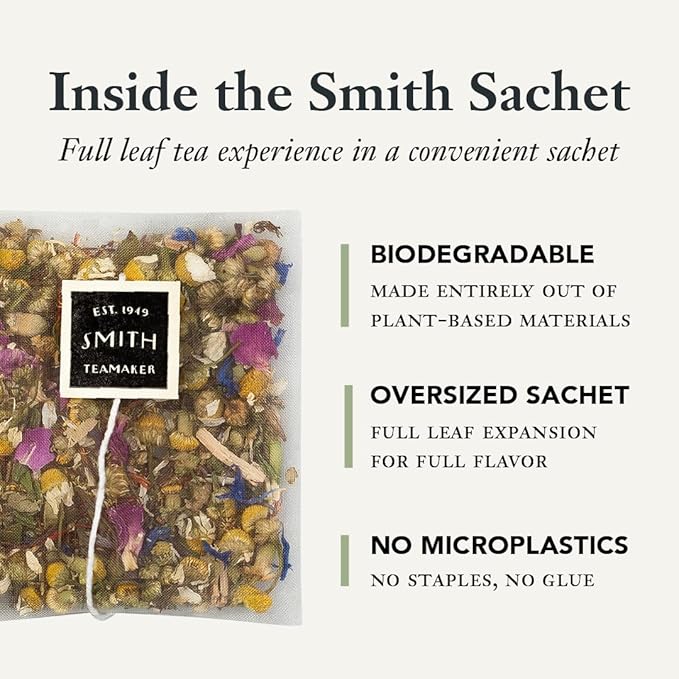 Steven Smith Teamaker Lullaby Organic Relaxing & Bedtime Wellness Herbal Tea