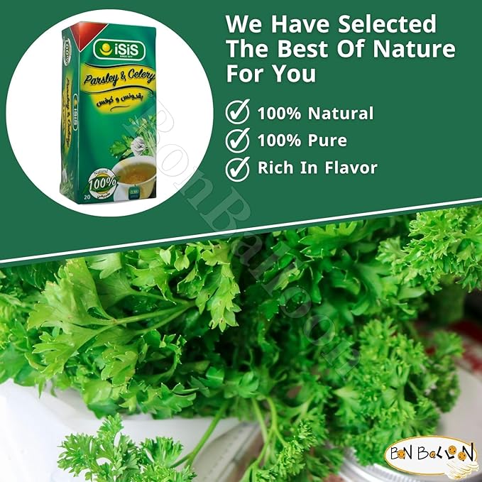 bonballoon Isis Tea Parsley And Celery Pure & Natural Dried 20 TeaBags