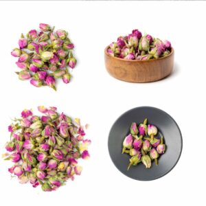Zungtin Dried Rose Buds 100% Pure Natural 4 oz Edible for Tea Baking Crafting Soap Making
