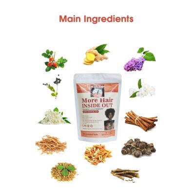 Hair Ggrowth Tea More Hair Inside Out for Healthy Follicle Regrowth 30 Tea Bags