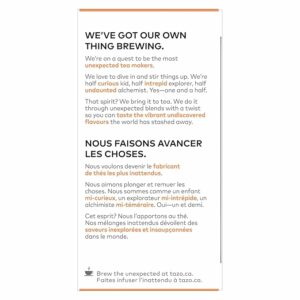 TAZO Passion Herbal Tea Bags Hot or Iced 20 Tea Bags