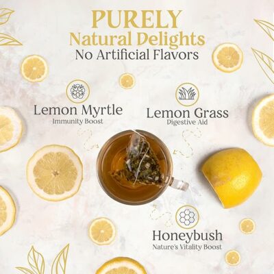 Lemon Drop Craft Herbal Tea Blend by Happy Valley Tea