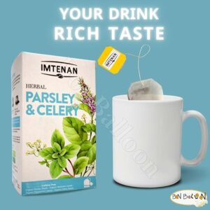 Herbal Imtenan Parsley And Celery Tea Bag 2 Pack 36 Bags Kosher Halal