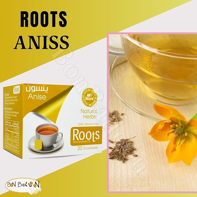 Roots Anise Natural Herbs Tea Pure Egyptian Herbal 20 Bags