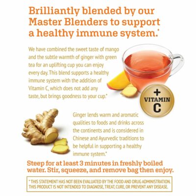 Twinings Superblends Immune Support Herbal Tea 16 Tea Bags Pack of 1