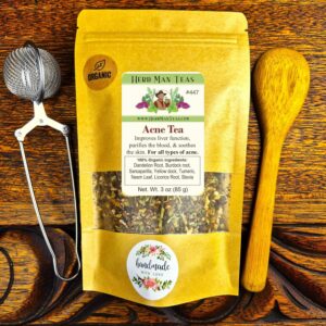ACNE TEA Organic Herbal Blend to Support Clear Skin & Complexion 100% Organic