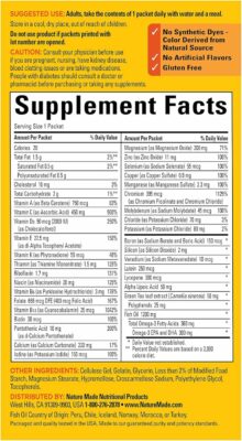 Nature Made Daily Diabetes Health Pack Dietary Supplement for Nutritional Support 30 Packets