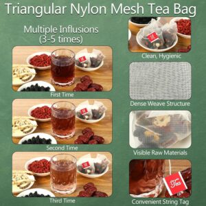 Kidney Tea Formula Ginseng Six Treasure Tea Kidney Detox Support Ginseng and Wolfberry Teas Blend for Men and Women 20 Teabags