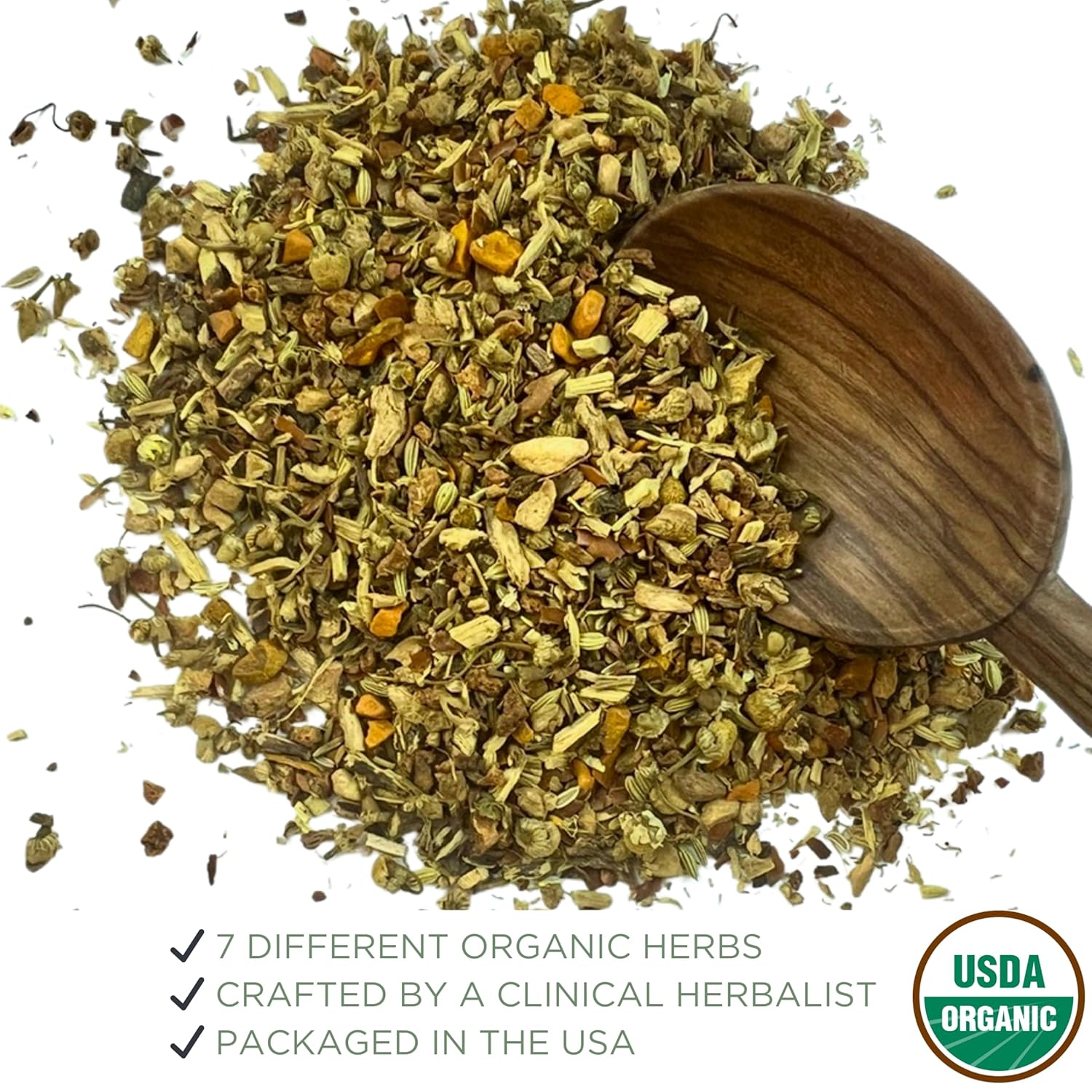 Organic Easy Digest Tea Gas Digestion Relief Bloating and Belly Comfort Loose Leaf