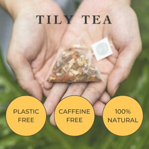 Tily Tea Good Gut Herbal Tea Natural Prebiotic Tea for Digestive Support 10 Teabags