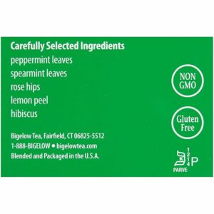 Bigelow Mint Medley Herbal Tea Bags 28 Teabags Pack of 1
