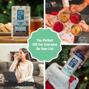 Tiesta Tea Cozy Peppermint Cocoa Premium Loose Leaf Blends Up to 25 Cups