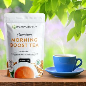 Plant Advent Premium Morning Boost Tea 14 Day Tea That Blends Green Tea