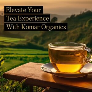 Komar Organics Loose Leaf Green Tea Organic for Energy Boost Antioxidants