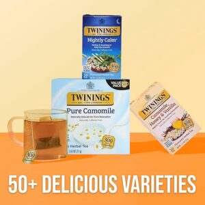 Twinings Nightly Calm Herbal Tea Individually Wrapped Bags 20 Tea Bags