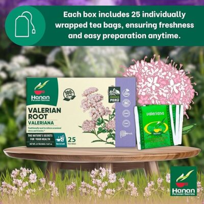 Hanan Valerian Root Tea for Bedtime 25 Bags