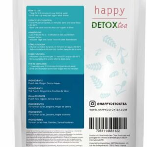 Colon Cleanse Herbal Detox Tea Digestion & Bloated Belly Relief 28 day Supply 14 Tea Bags