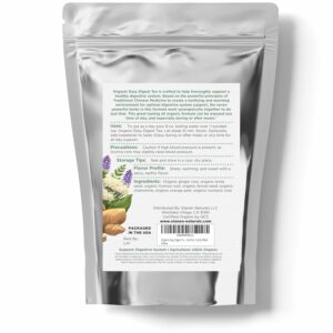 Organic Easy Digest Tea Gas Digestion Relief Bloating and Belly Comfort Loose Leaf
