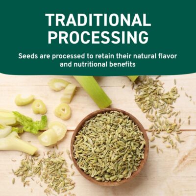 Fennel Seeds 397g14oz Tested for Quality Bulk Whole Seeds in Resealable Zip Lock Pouch