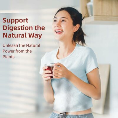 FOODHO Fruit Herbal Blend Functional Tea for Digestion with Orange 10 Teabags