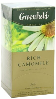 Greenfield Rich Camomile Herbal Tea Fruit & Herbal Collection 25 Teabags