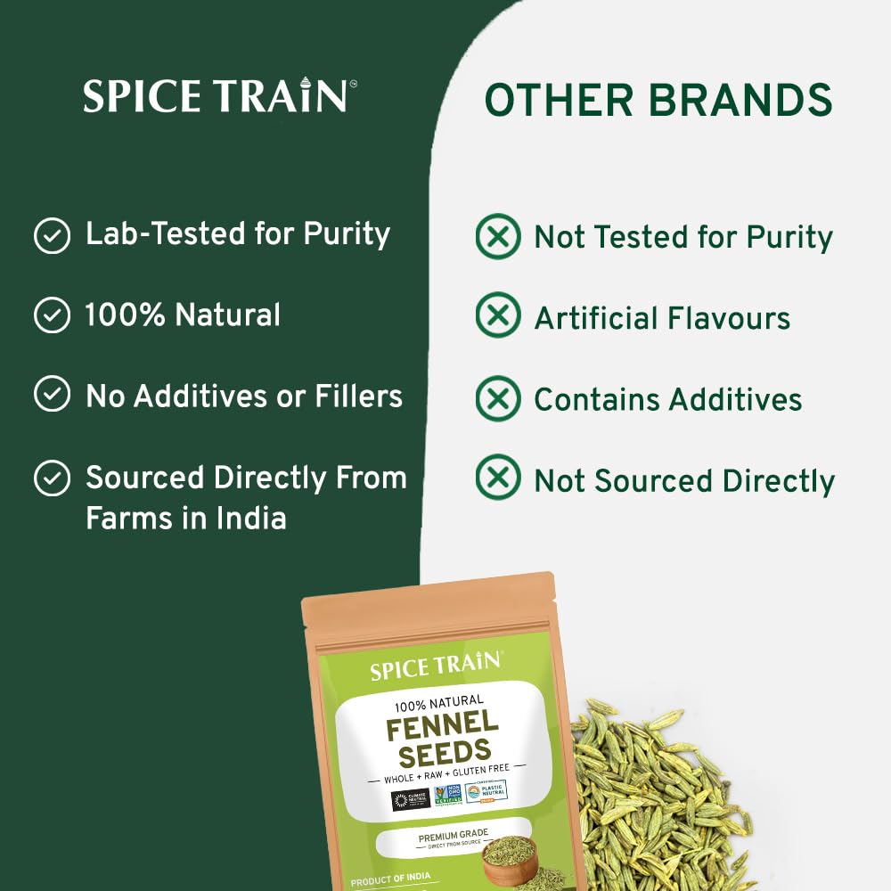 Fennel Seeds 397g14oz Tested for Quality Bulk Whole Seeds in Resealable Zip Lock Pouch