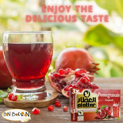 BonBalloon AlAttar Organic Drink Pomegranate Kosher Halal 20 Bags
