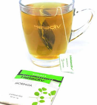 HELADIV Moringa Tea Energy & Immunity Booster Stress Relief 20 Individually Sealed Tea Bags