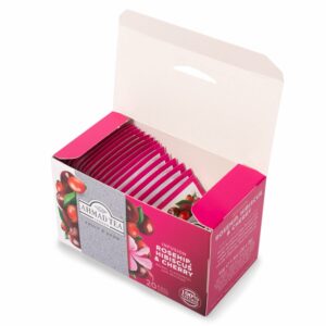 Ahmad Tea Herbal Tea Rosehip Hibiscus & Cherry 20 Teabags Pack of 1