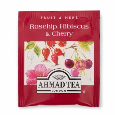 Ahmad Tea Herbal Tea Rosehip Hibiscus & Cherry 20 Teabags Pack of 1