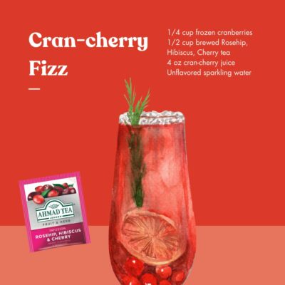 Ahmad Tea Herbal Tea Rosehip Hibiscus & Cherry 20 Teabags Pack of 1