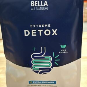 Bella All Natural Extreme Detox Tea Body Cleanse Colon Cleanser & Detox Natural Herbs 3.17 Ounce