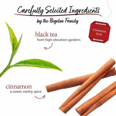 Bigelow Tea Black Tea Cinnamon Stick 20 Tea Bags