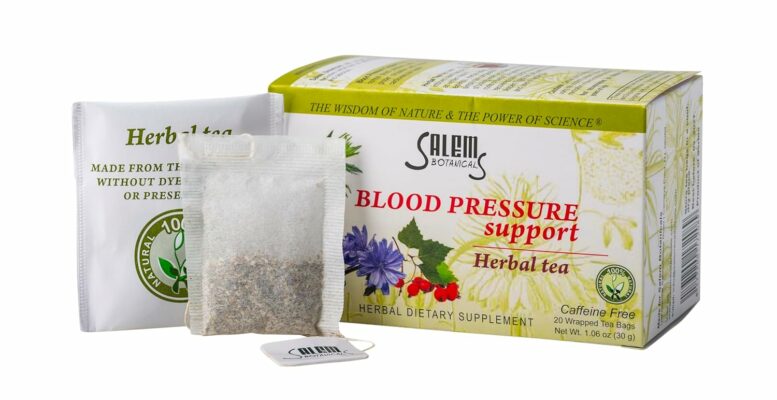 Blood Pressure Support Tea Natural Heart Health Aid 20 Tea Bags